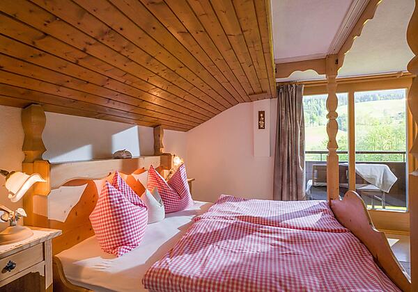 Schlafzimmer Appartement Bergblick