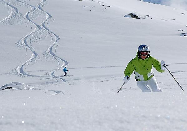 Skifahrerin - Stubaier Gletscher