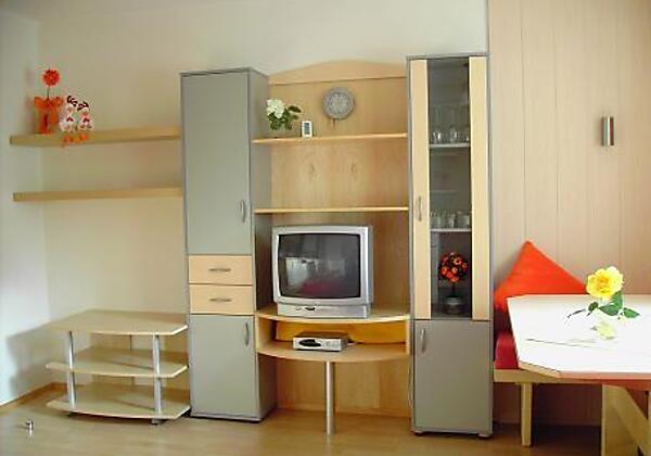 Ess- und TV-Bereich Parterre Wohnung