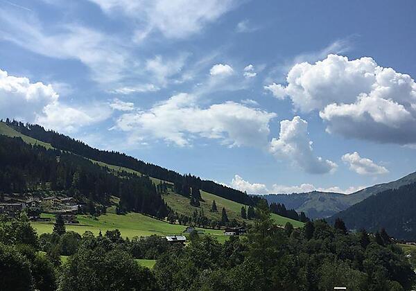 Ausblick vom Balkon