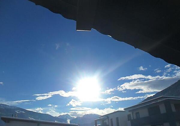 Ausblick Richtung Süden vom Balkon