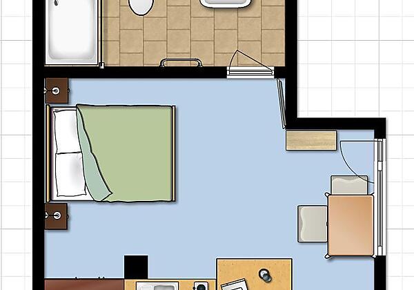 Grundriss Garconniere