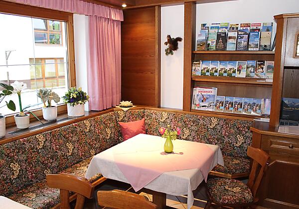 Prospektmaterial ist reichlich vorhanden