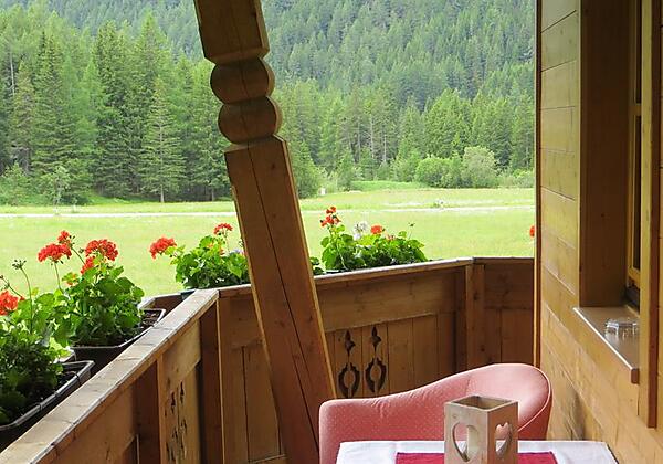 Balkon mit wunderschöner Aussicht