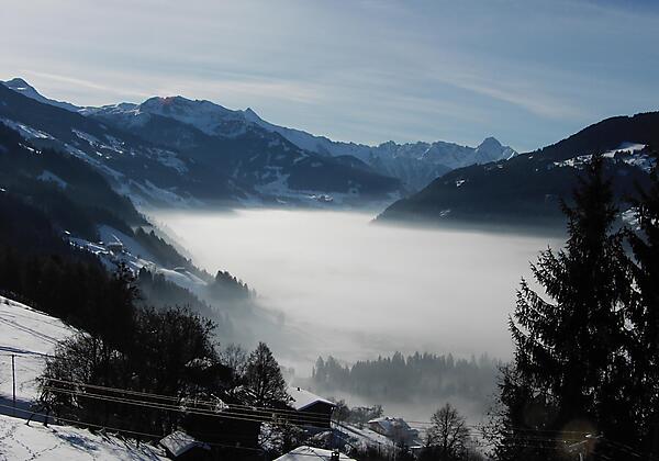 Panoramablick im Winter