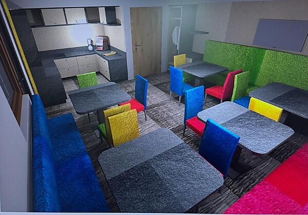 Animation Frühstücksraum