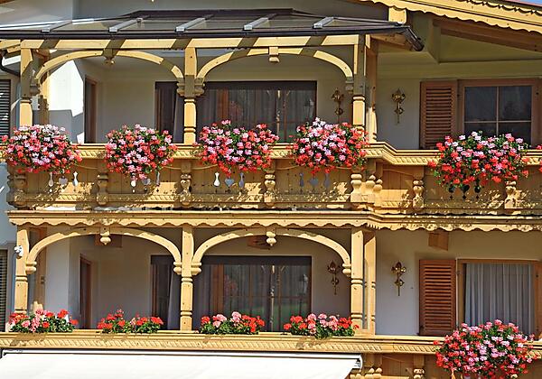 Südbalkone mit Blick