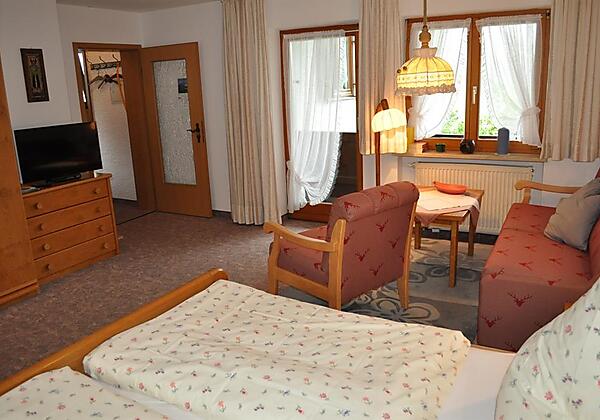 Ferienwohnung Hornbahn Sitzbereich