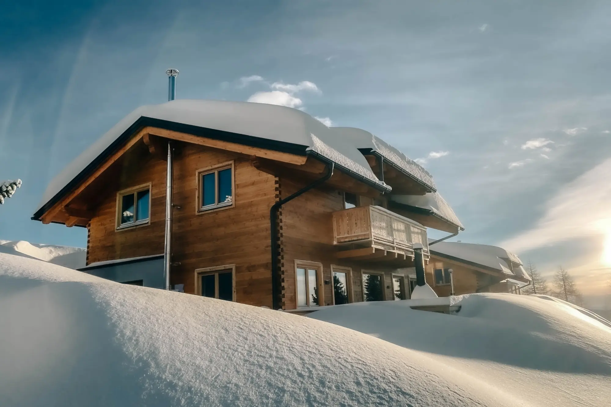 Luxuschalet Bergwinter - Außenansicht