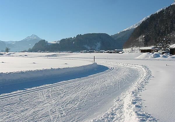 Langlaufloipe am Hof