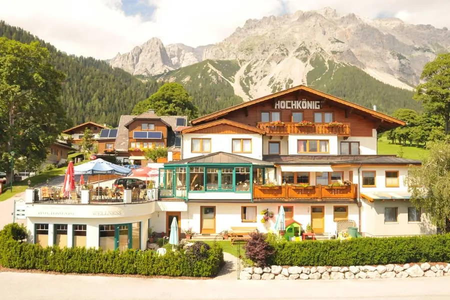 Außenansicht Hotel-Appartements Hochkönig in Ramsau am Dachstein