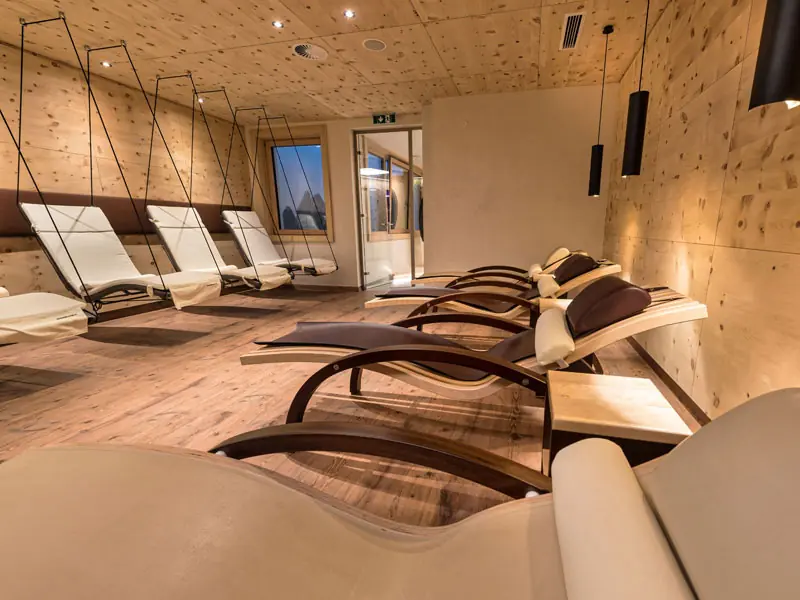Relaxliegen im Hotel Arnika in Ischgl