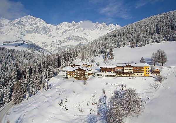 die Bergheimat im Winter