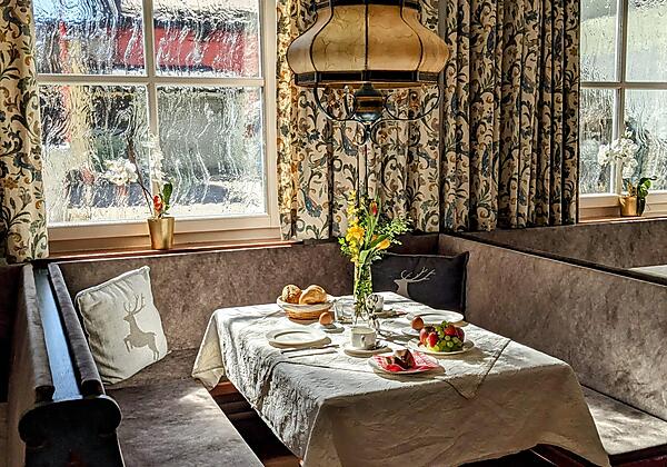 Speisesaal Frühstückstisch