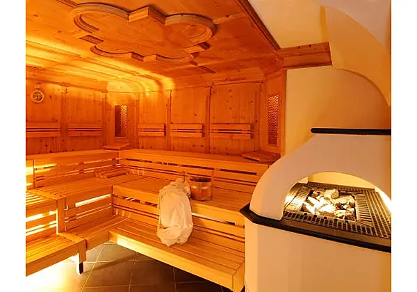Finnische Sauna im Hotel Eller in Sulden