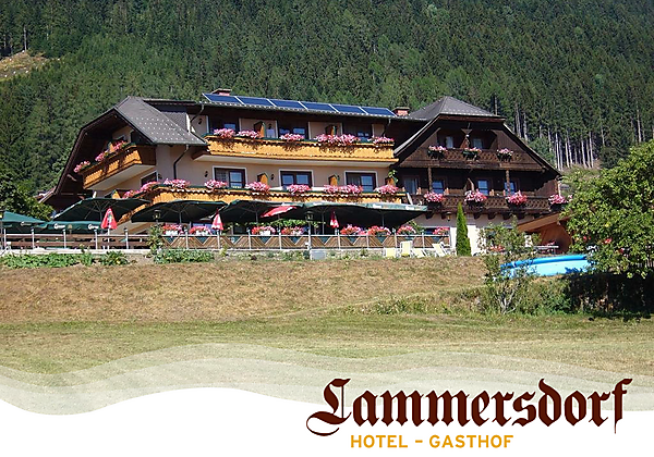 Rückseite des Hotels