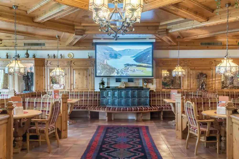 Das Restaurant im Hotel Huber Hochland