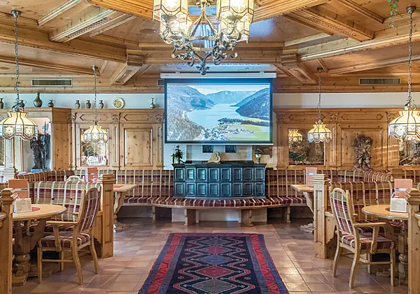 Das Restaurant im Hotel Huber Hochland