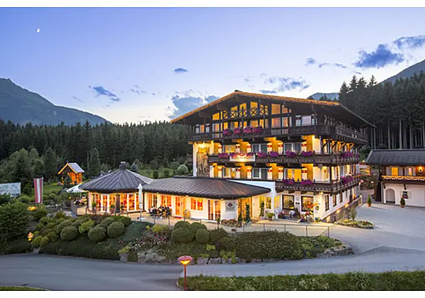 Abendstimmung im Hotel Hubertus