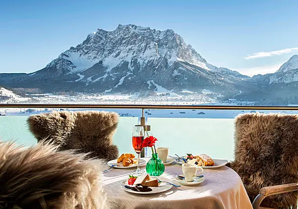 Terrasse-Zugspitzblick
