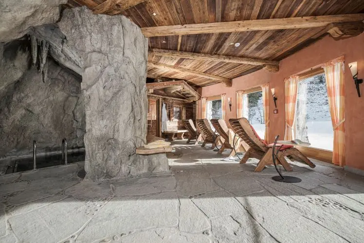 Sauna im Hotel Kirchlerhof in Lanersbach