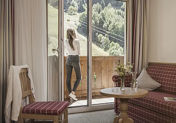 Schöne Aussicht von den Zimmern