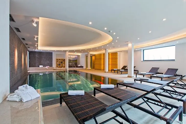 Das neue Hallenbad mit Ruhebereich