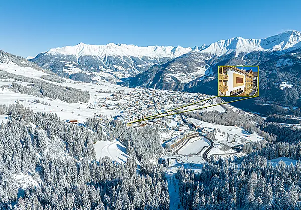 Lage des Hotel - Winter