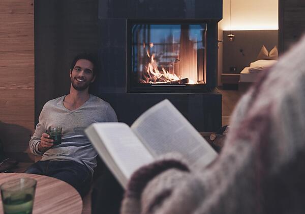 Hotel Nesslerhof Suite mit Kamin