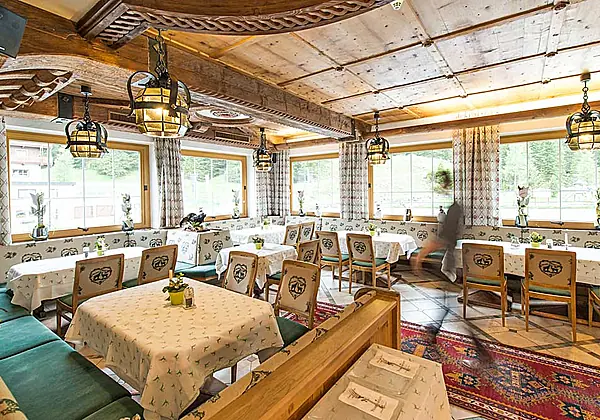 Das Restaurant des Hotels Gletscher & Spa Neuhintertux in Tux