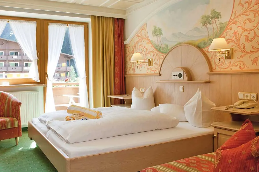 Doppelzimmer im Hotel Gletscher & Spa Neuhintertux in Tux