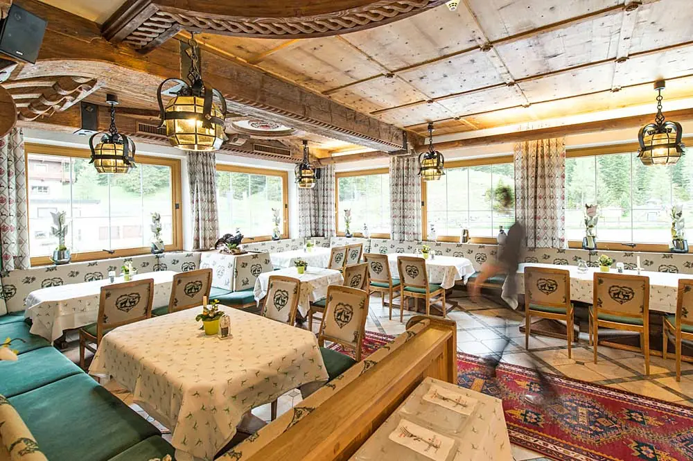 Das Restaurant des Hotels Gletscher & Spa Neuhintertux in Tux