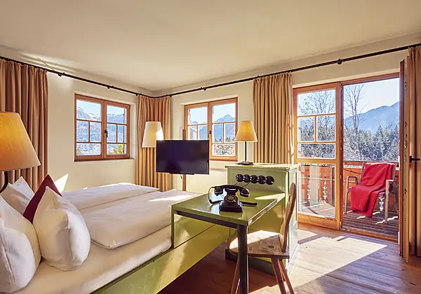 Zimmer mit Bergblick
