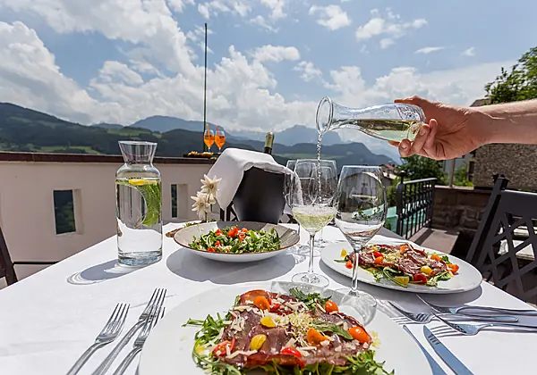 Das Restaurant mit schöner Terrasse