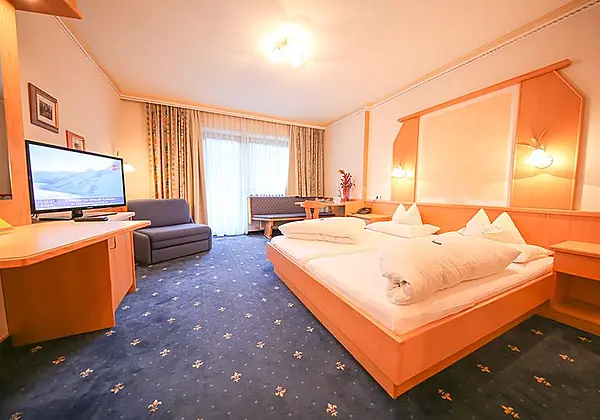 Ein Komfortzimmer Gamskitz im Hotel Persal