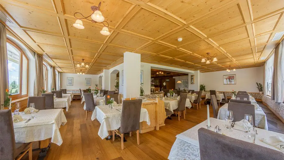 Das Restaurant im Hotel Plunger in Kastelruth