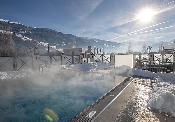 Post Außenpool Winter