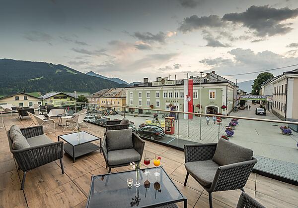 Dachterrasse Postlounge
