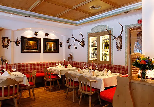 Das Restaurant im Hotel Restaurant Jägerhof in Gerlos