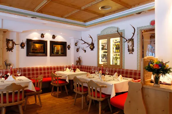 Das Restaurant im Hotel Restaurant Jägerhof in Gerlos