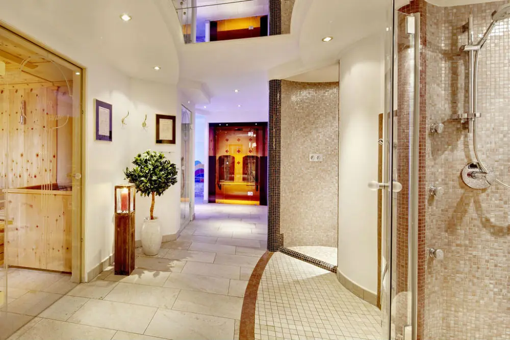 Der Wellnessbereich im Hotel Restaurant Jägerhof in Gerlos