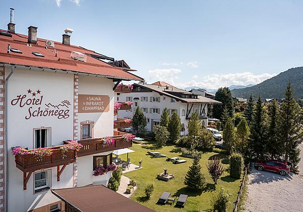 Hotel Schoenegg Sommer Garten