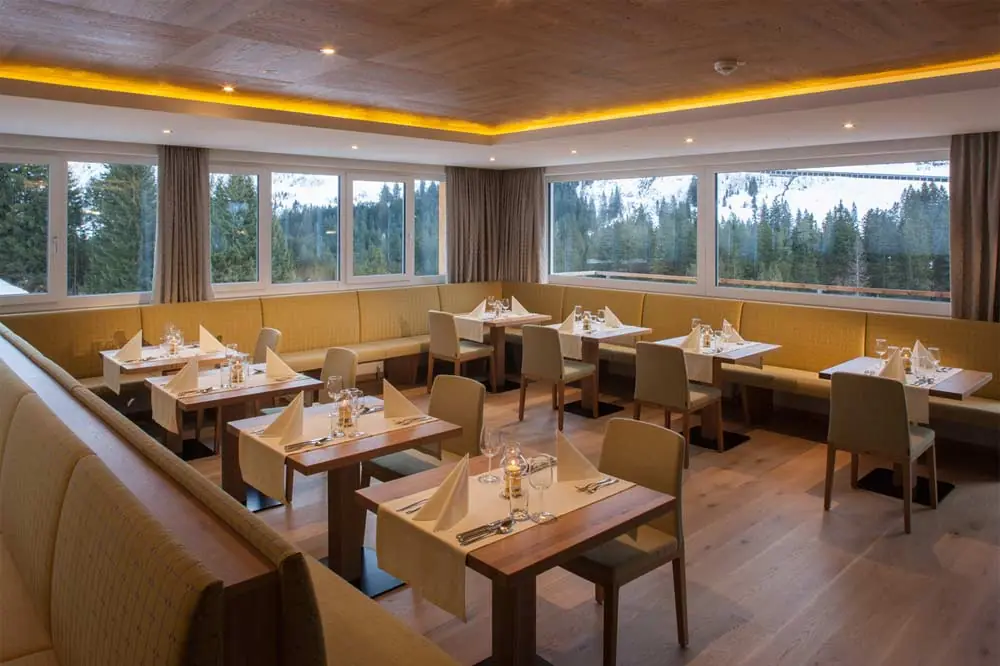 Restaurant im Hotel Sonnalpen in Damüls