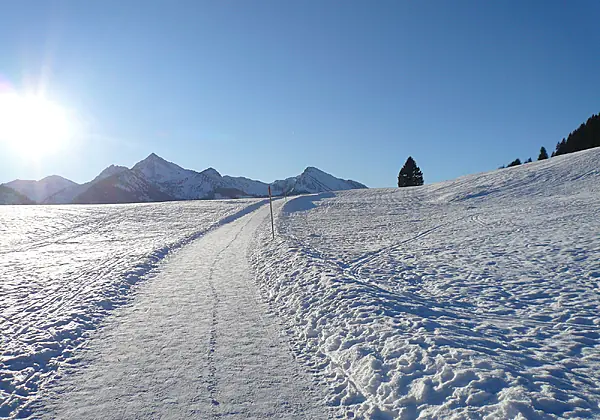 100 km geräumte Winterwanderwege