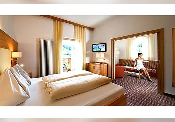 Eine Suite im Hotel Sonnenhof