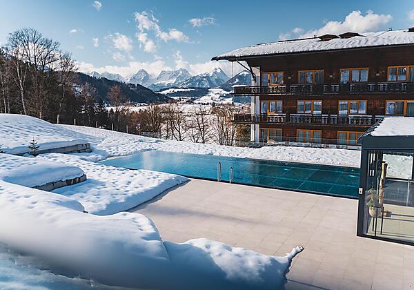 beheizter Außenpool