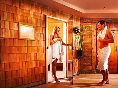 Sauna im Hotel Erlebniswelt Stocker in Schladming-Rohrmoos
