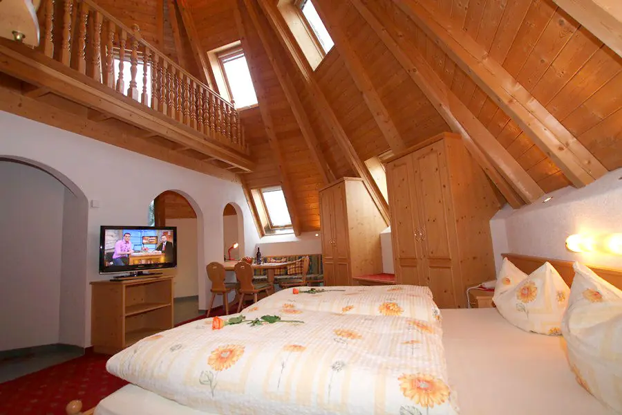 Eine Turmsuite im Hotel Thaneller