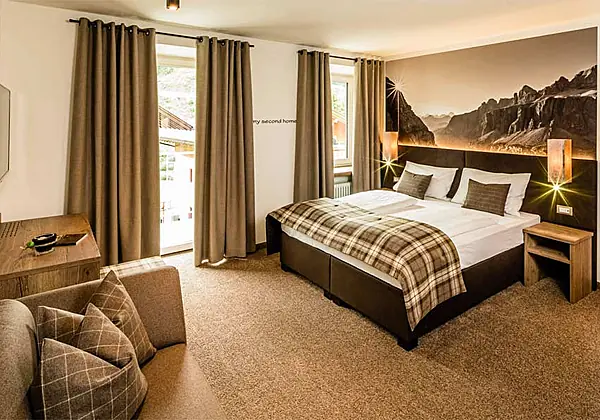 Ein Superior Zimmer im Hotel Touring