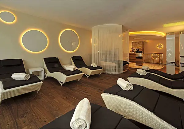 Der Ruhebereich im Hotel Touring